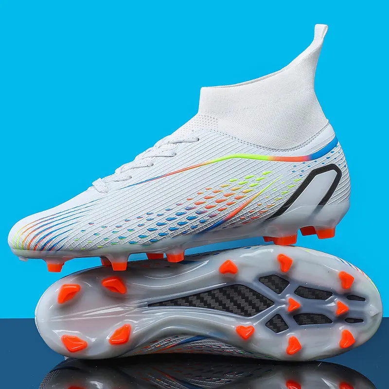 TF/FG Men Soccer Shoes Society Cleats Original Chuteira Campo Fast Football Field Boots Turf Top Quality Training Football Shoes