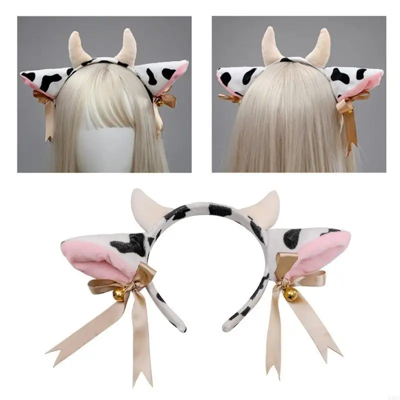 Bò Bé Gái Cosplay Cho Đầu Phụ Kiện Cặp Lớn Nhật Ký Bò Cho Băng Mũ Dễ Thương Sừng Anime Cosplay Cho