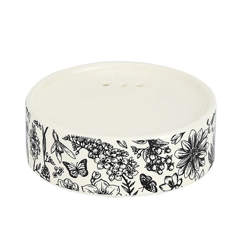 

Ceramic Soap Box for Household Bathroom Drainage Storage Shelf Dish