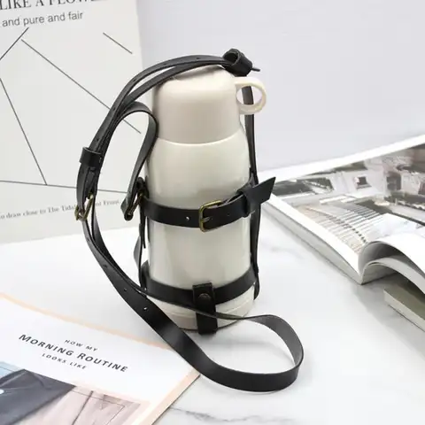 6 best sales leather bottle holder - №3