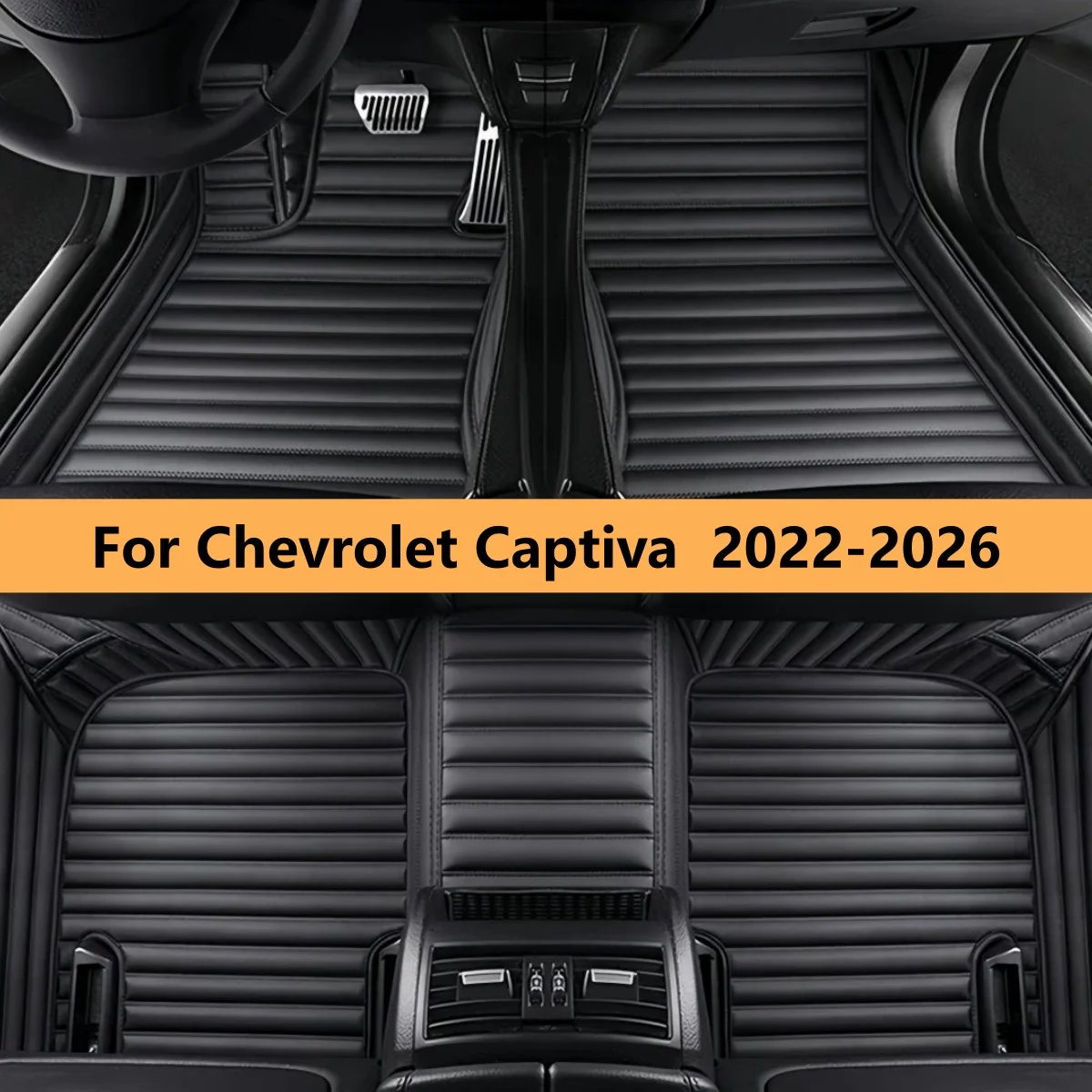 

Car Floor Mats For Chevrolet Captiva 2022 2023 2024 2025 2026 Leather Floor Mats For Cars All Weather Waterproof Full Set
