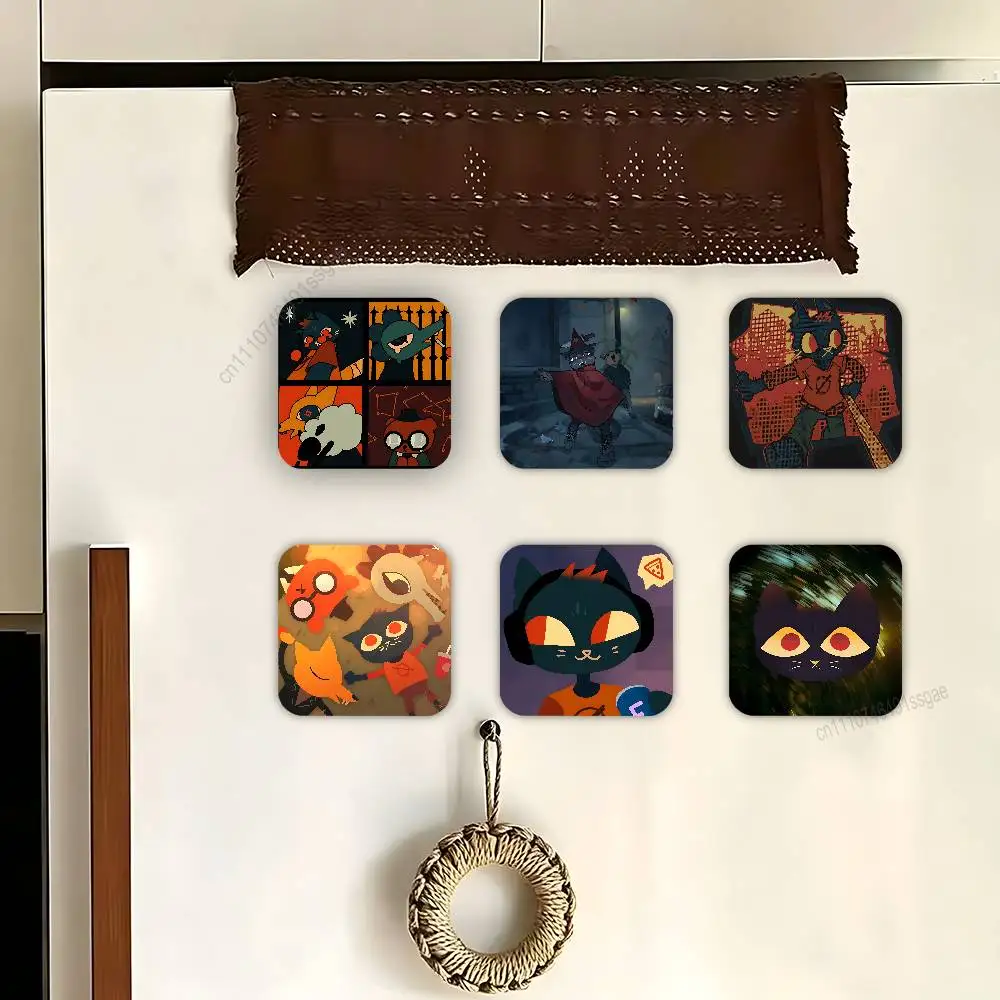 

Cute N-Night in the Woods Decorative Refrigerator Magnets,Funny Fridge Magnets for Kitchen Home Office Whiteboard Locker Decor