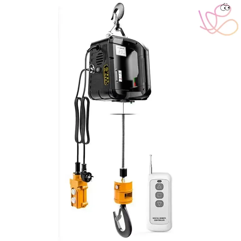 

Hot Sell NEW 500Kg Portable Crane Electric Hoist for Cars, Home improvement, Cargo handling, Production workshop lifting