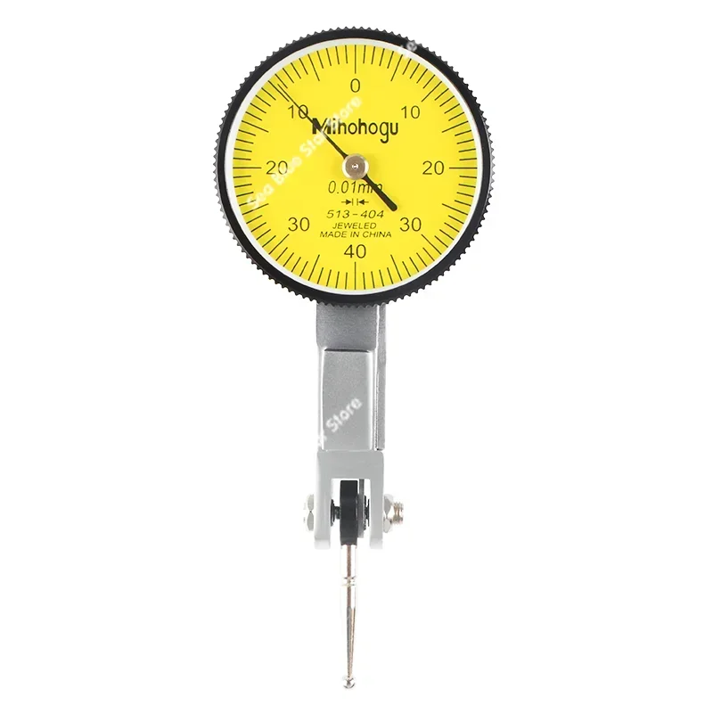 Measuring Lever Dial Meter Magnetic Universal Table Holder A Set of 0-0.8 Calibrating Head High Precision 001