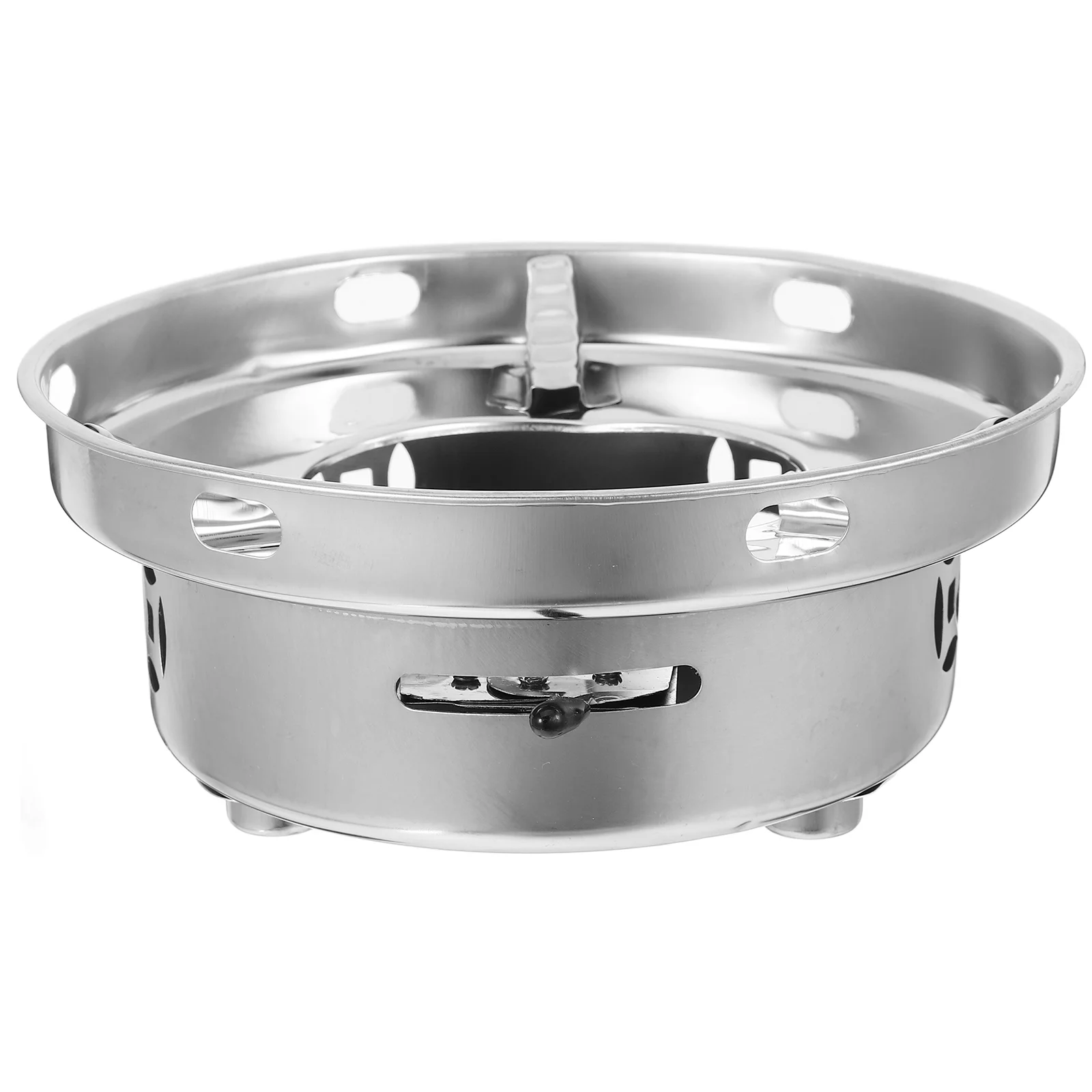 

Alcohol Stove Easy-to-use Camping Heating Tool Outdoor Cookware Burner Home Cooking Windproof Stainless Steel Hot Pot