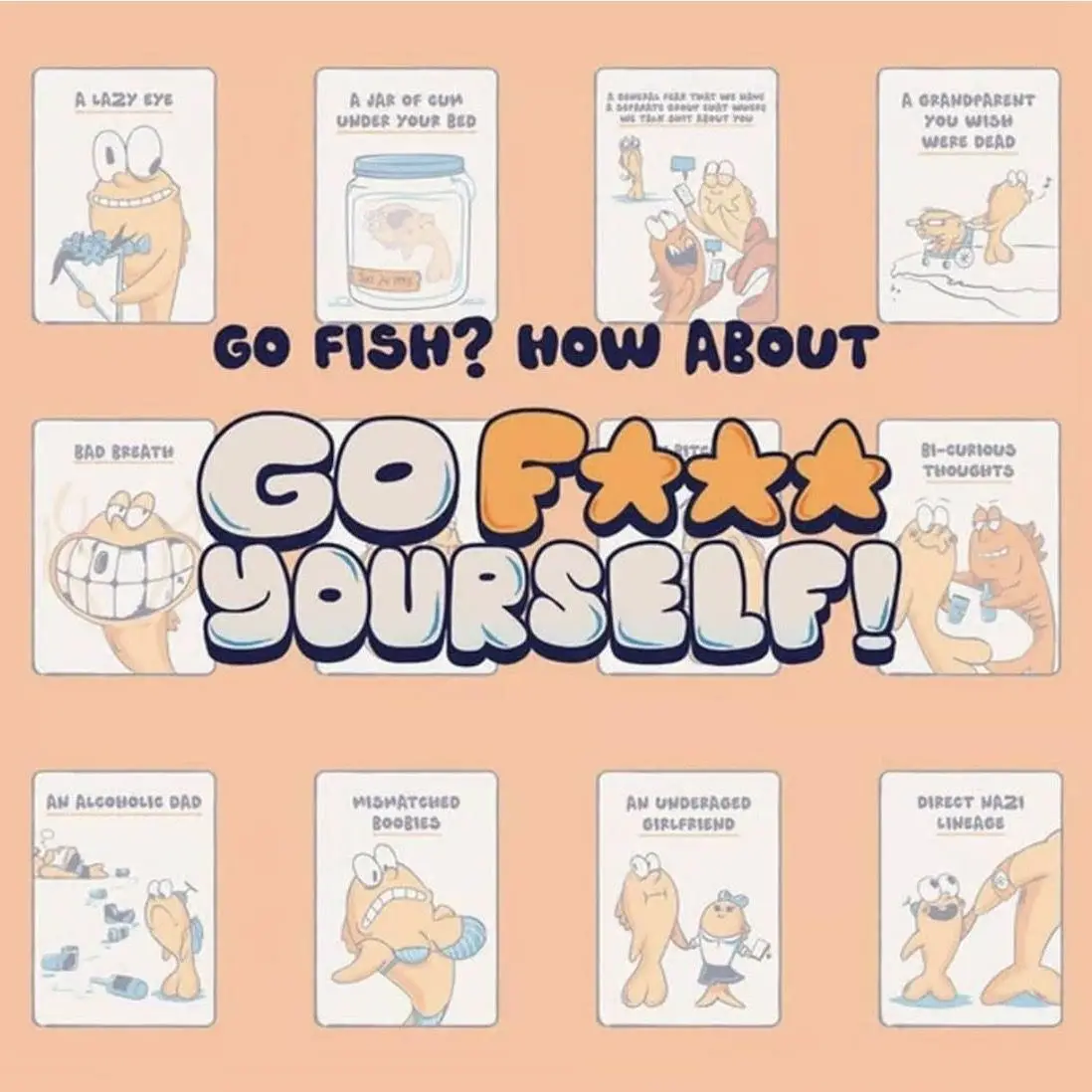 48 قطعة/الحقيبة لعبة بطاقات سولو جو فيش - هدية مضحكة للترفيه الذاتي والحفلات العائلية والسفر وال فطائر اللحم #6