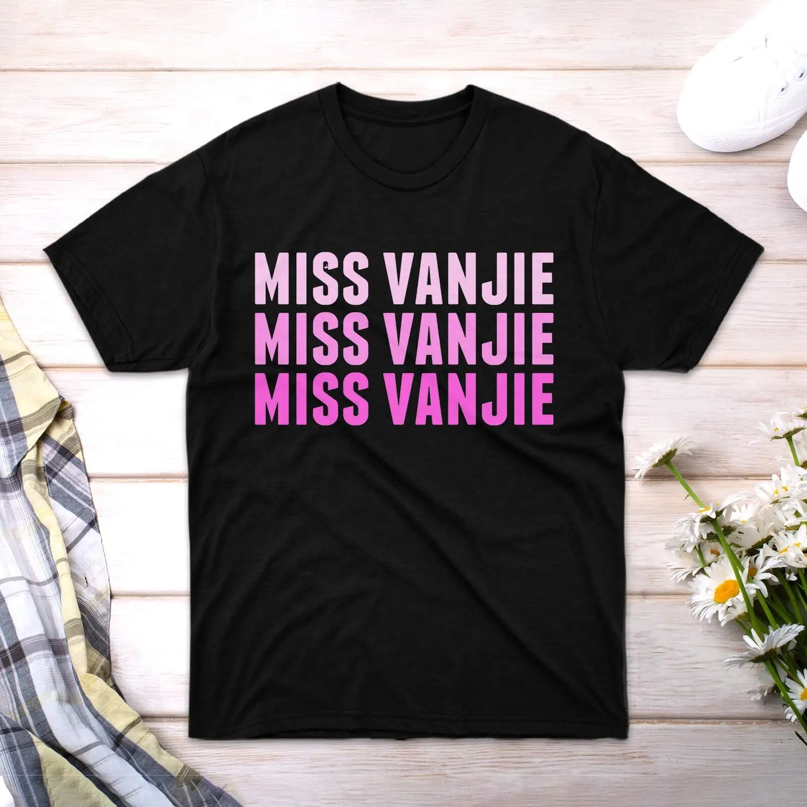 T Shirt miss Big ShorT vanjie Girl Event Boy Friend Family Novelty