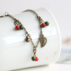 Creative fashion handmade ceramic anklets small jewelry national wind parts Dropshipping #1801