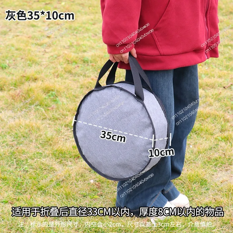 Outdoor Round Table BBQ Grill Enclosure Storage Bag Tent Fish Protection Shade