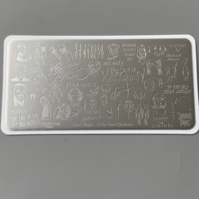 XMQ NAIL ART STEMPELPLAATEN KOELE TEMPLATEN