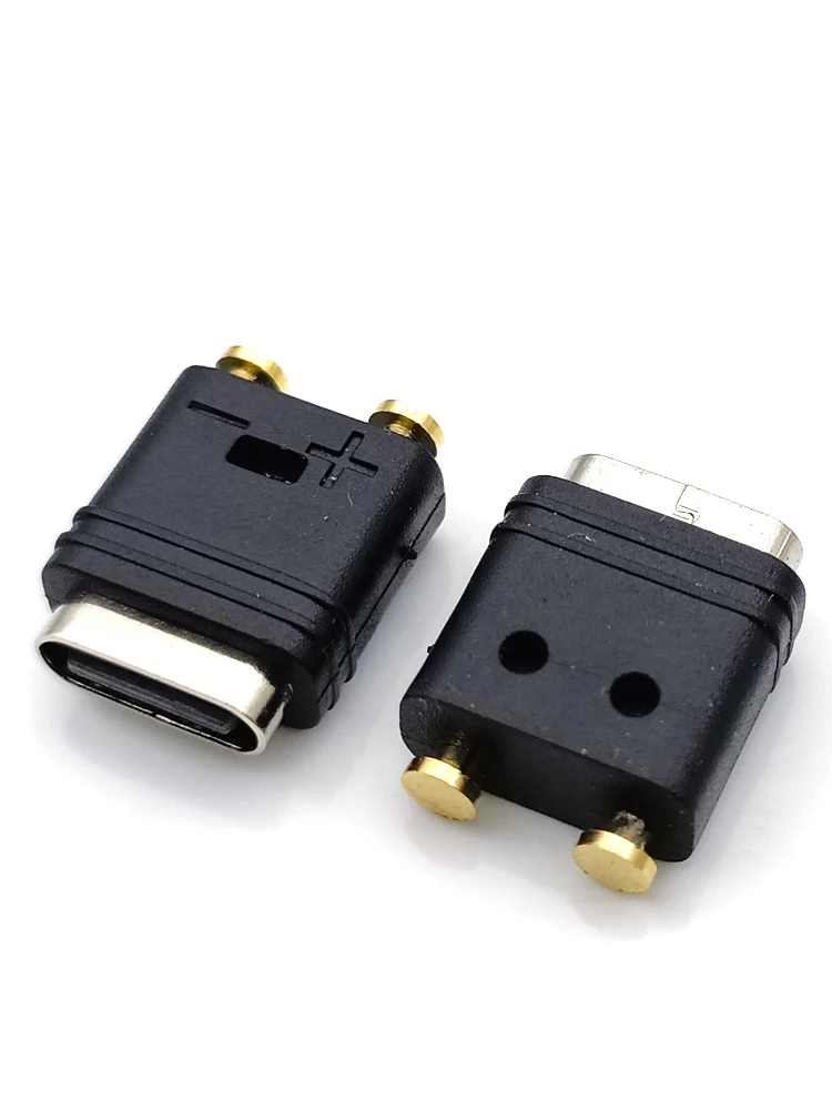 필립스 면도기용 고전류 충전 커넥터, C타입 전원 어댑터 잭, 2 코어 T 필러 플러그, 2 핀 USB C 5A