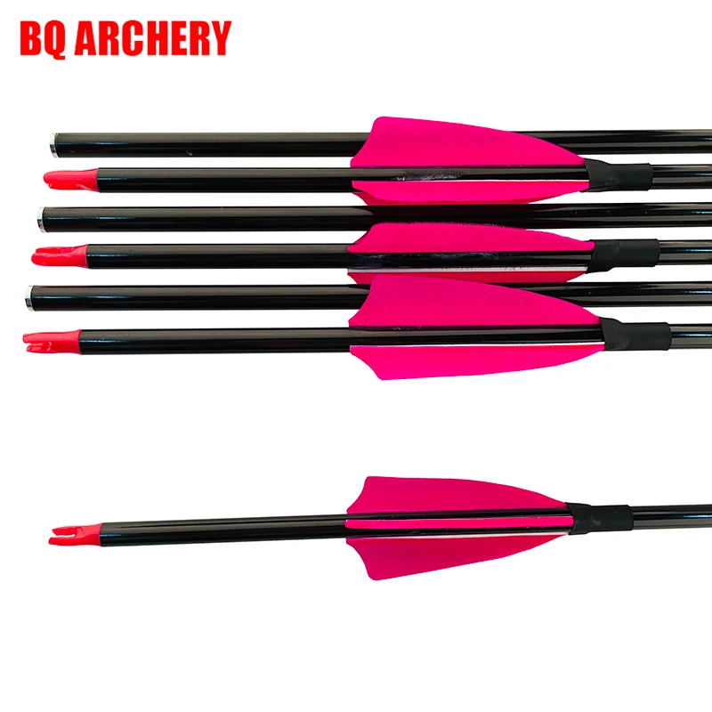 

Стрелы для стрельбы из лука Linkboy-Archery, стрелы из чистого углерода, составной изогнутый лук, охотничья стрельба из лука, ID6.2, 30 дюймов, 32 дюйма, 12 шт.