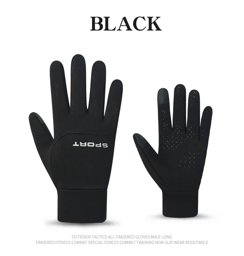 قفازات كرة القدم مقاومة للماء، قبضة حرارية، لاعب ركوب الدراجات في الهواء الطلق، ملعب الدراجة، الرياضة، الرياضة في الهواء الطلق، Guantes Moto