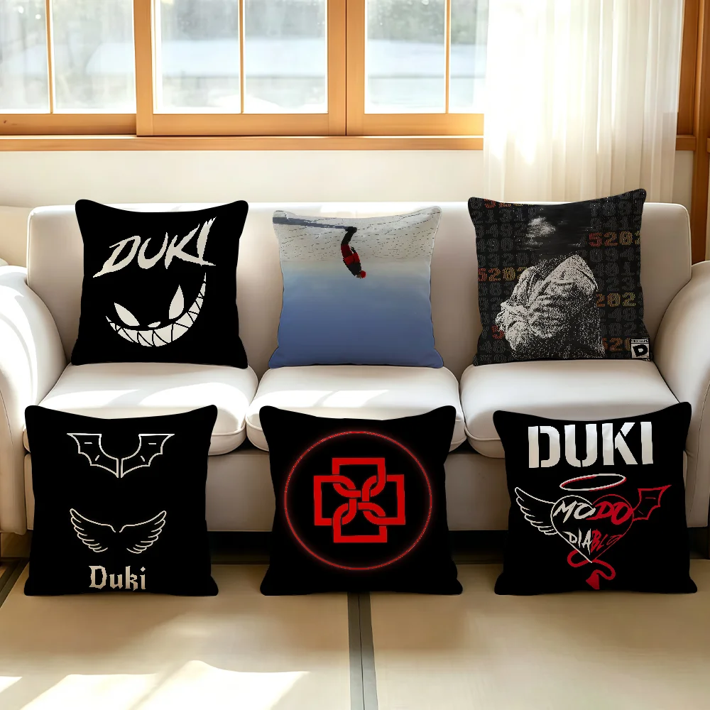 Argentine rapper D-Duki cushion cover Comfortable Decorative For Bedroom Living room Dormitory Picnic and Holiday Decoration