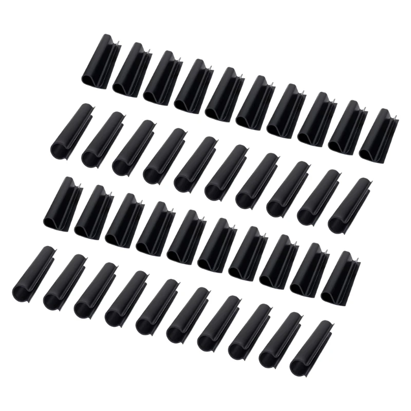 แคลมป์ฝาครอบสระว่ายน้ำฤดูหนาว 20 ส่วนตั้งแคลมป์ฉนวนรูปร่างคู่สำหรับสระน้ำกรอบโลหะแบบฝังพื้น ABS ถาวร