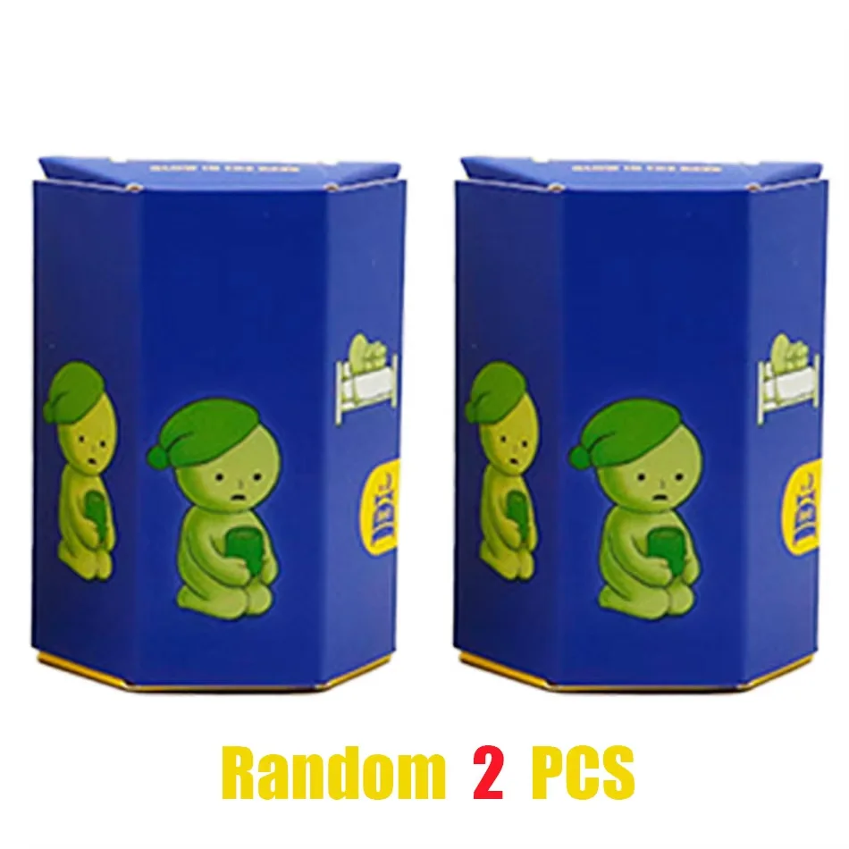 Minifiguur Schattige Noctilucent pop Cartoon speelgoed Desktop ornament Mysterieuze verrassingsgeschenken