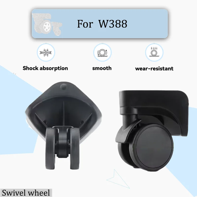 

For W388 Silent Luxury Luggage Wheel Set Replacement Wheels Glide Silently With Library-like Tranquillity