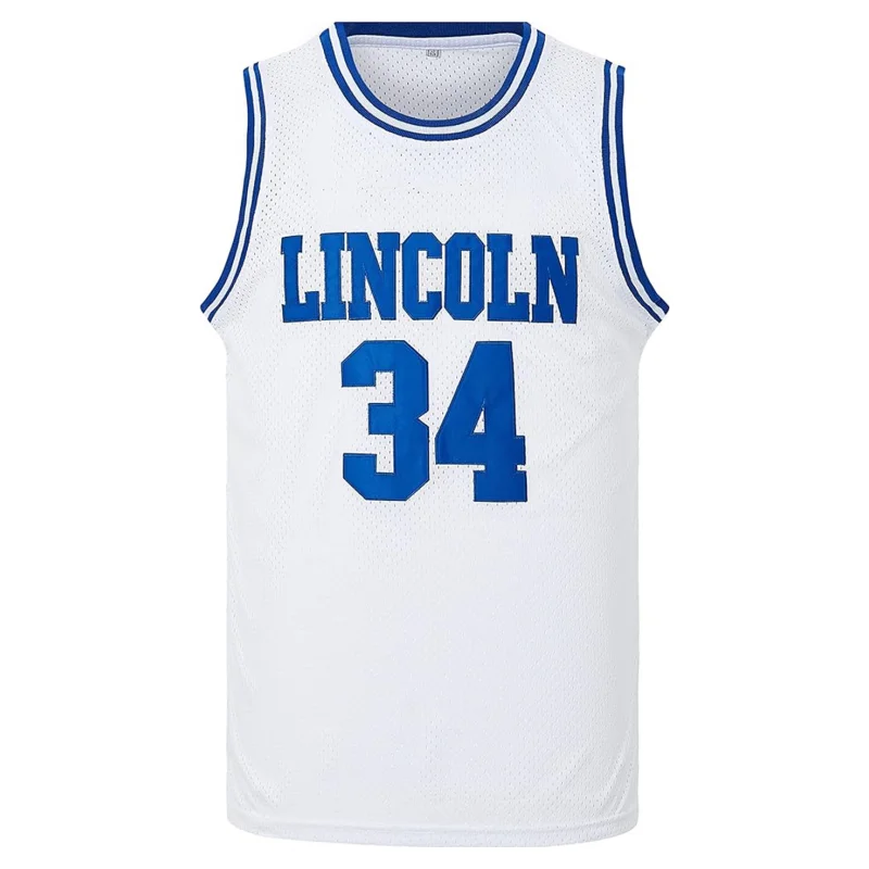 

High School LINCOLN #34 Shuttlesworth Basketball Jersey 90s Hip Hop Clothes for Party Cosplay Men Shirt