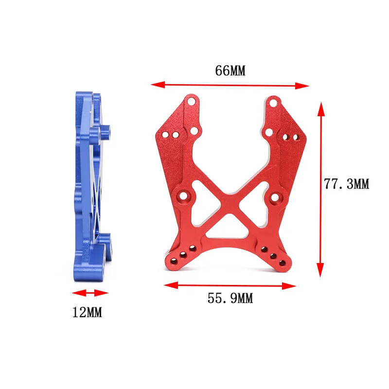 Przednia i tylna wieża amortyzatorów do serii 1/10 ECX 2WD Ruckus Torment Ax Brutus Circuit AMP MT RC Car Upgrade Parts