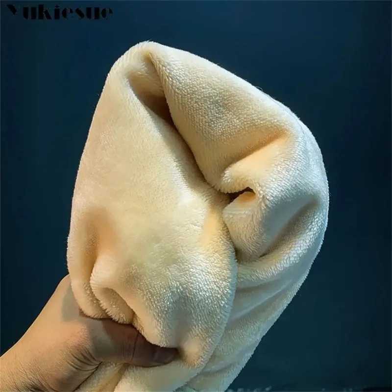 2025 겨울 신상 여성 레저 패션 청바지 플러스 벨벳 하이웨이스트 스트레치 슬리밍 빈티지 두꺼운 따뜻한 스트레이트 팬츠