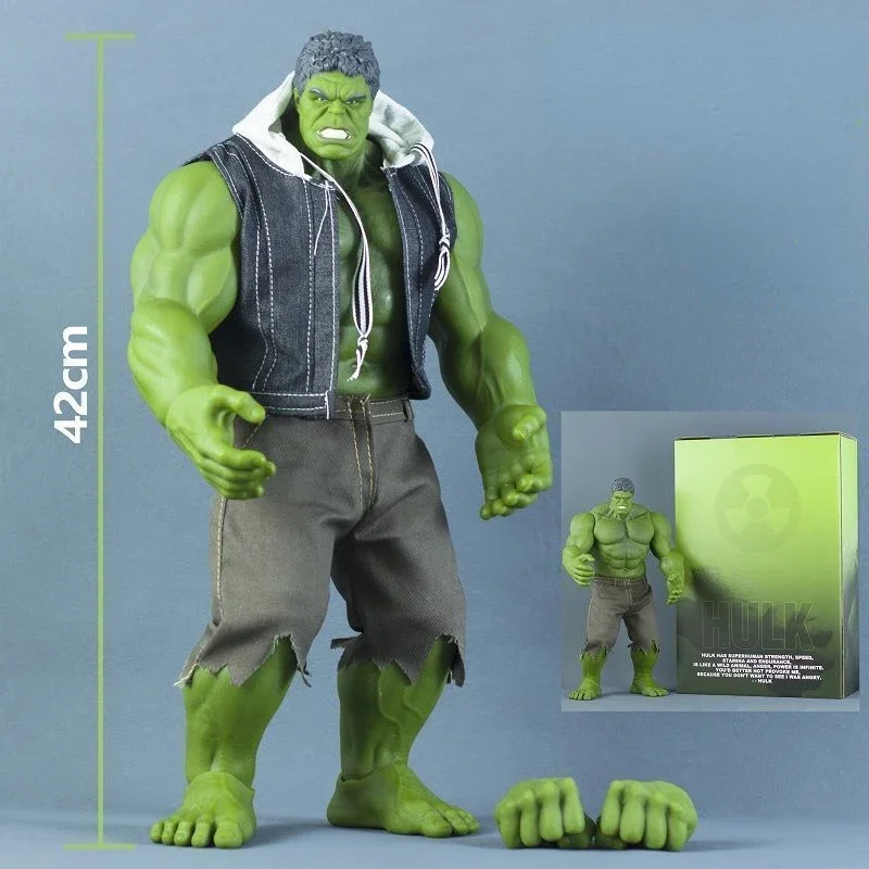 Marvel Movie Series Avengers Hulk Large Figure Ornament Doll Model Personalized Children's Toy Exquisite Creative Holiday Gift