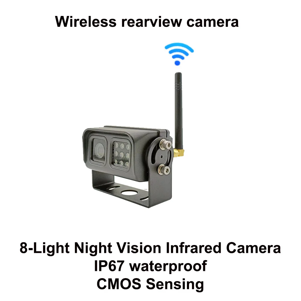 Wireless Forklift Camera 7\'\' Wireless Monitor System Waterproof  IP69 720P Camera Forklift Camera Safety Forklift for Truck Bus