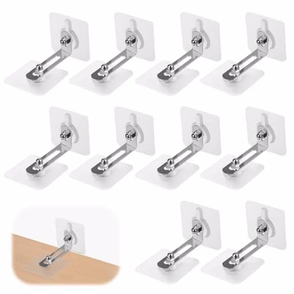 10pieces Easy-to-Install Furniture Wall Anchors Prevent Accidents And Safety At Home Wide