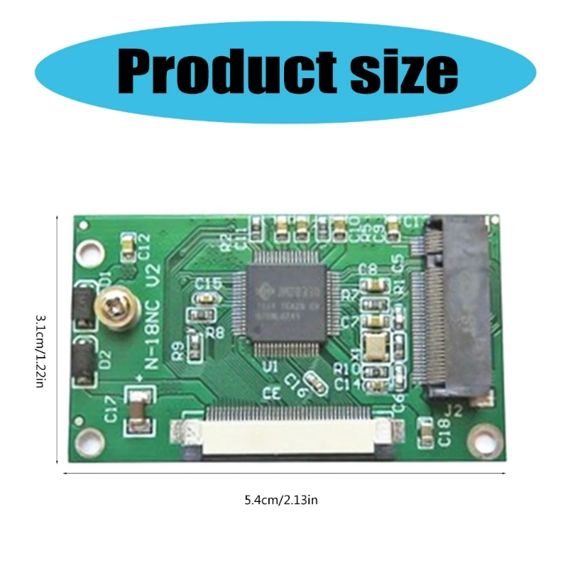 Adattatore convertitori M.2 NGFF SSD a ZIF Adattatore M.2 NGFF SSD TO ZIF Riser Card Supporto M.2 Adattatore SSD M.2 2242