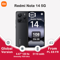 Xiaomi Redmi Note 14 5G NFC 45W 8G+256GB 108MP camera Smartphone Dimensity7025-Ultra 120Hz 5110mAh battery
