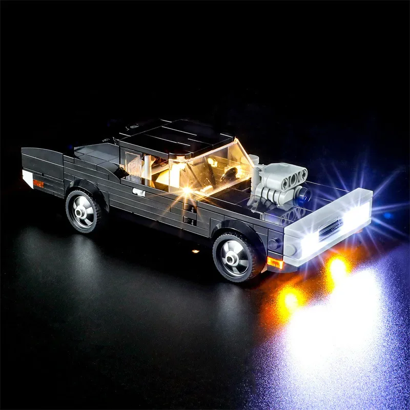 Lighting Set For 76912 Car 1970 Dodgedlys Charger R/T Speed Champions Racers Not Building Blocks（Only Led Light Kit）