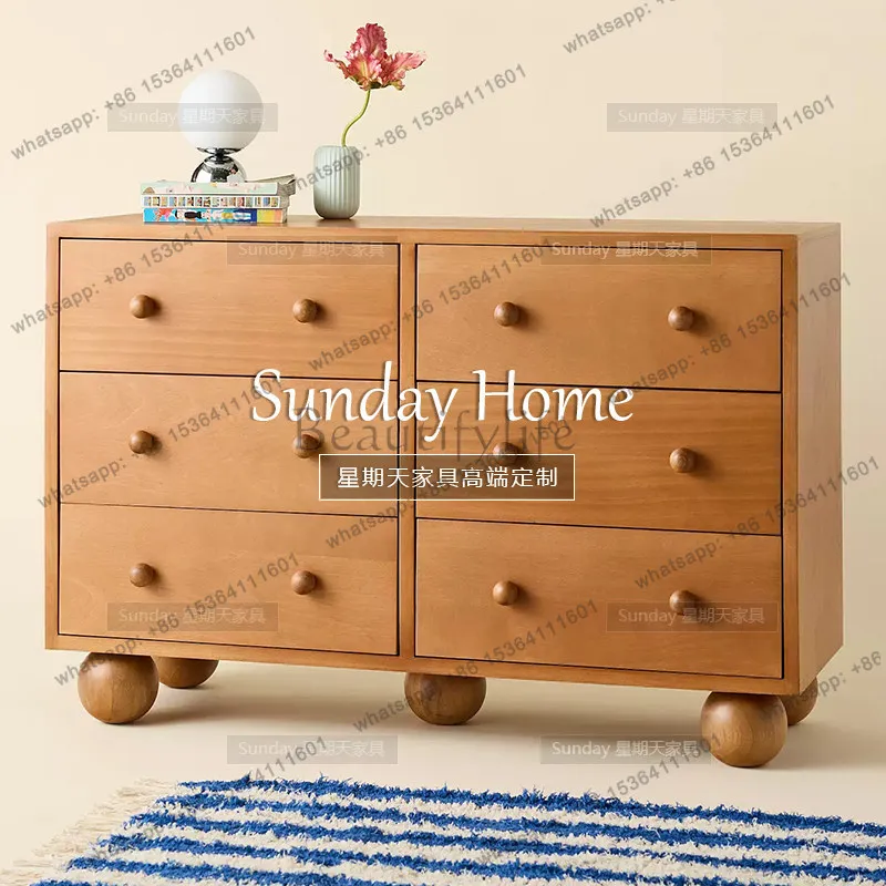 Factory Direct Medieval Ball Locker Drawer Large Capacity Living Room Entrance Cabinet