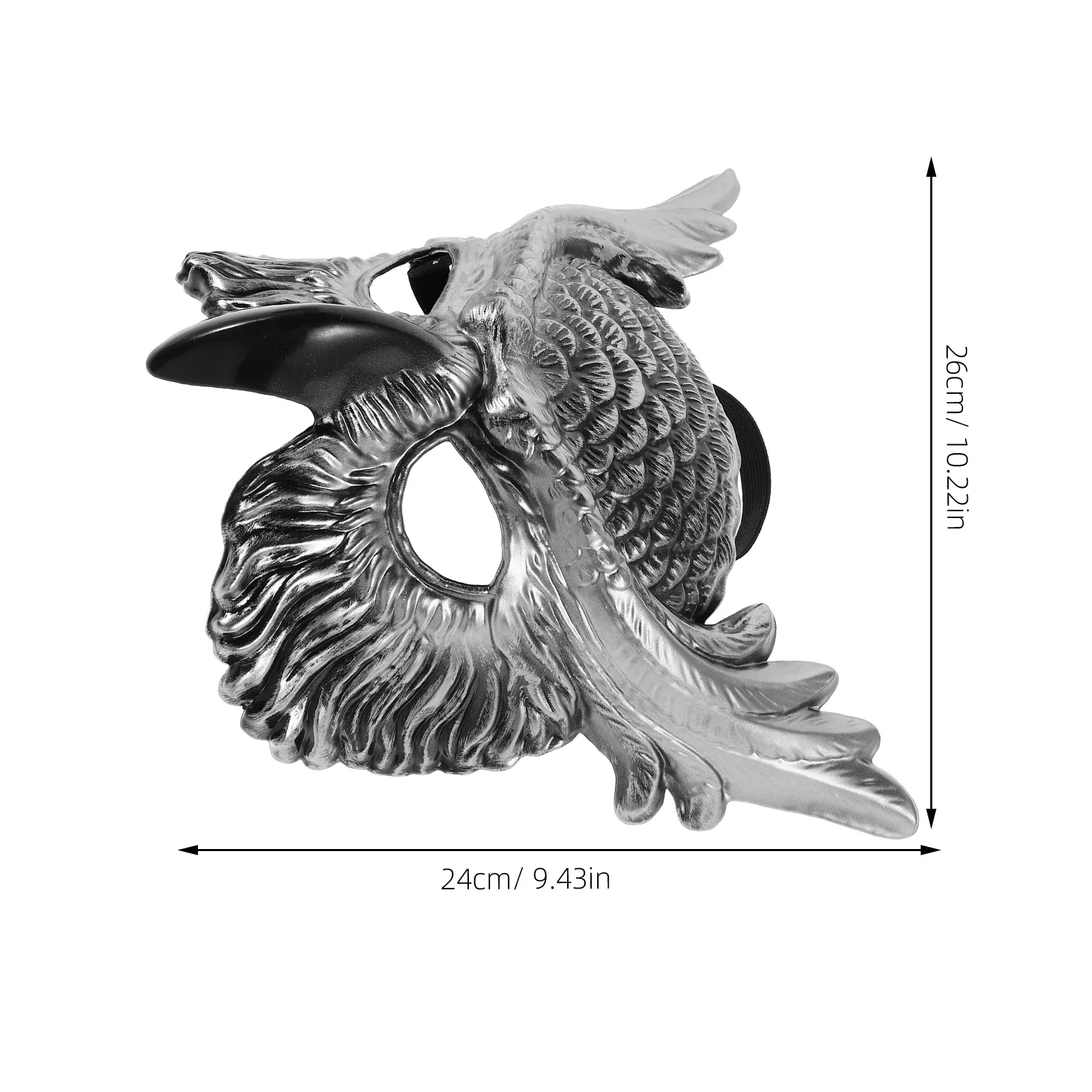 Uilmasker Plastic halfgelaatsmasker voor volwassenen Dierencarnaval Halloween Cosplay Feestdecoratie Dierenmaskers voor volwassenen