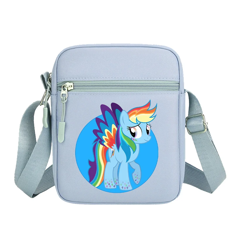 بلدي ليتل بونيز حقيبة كروسبودي المرأة أنيمي يونيكورن حقائب كتف الفتيات الرياضة في الهواء الطلق رسول الحقيبة محفظة السفر هدية المبيعات الساخنة #5
