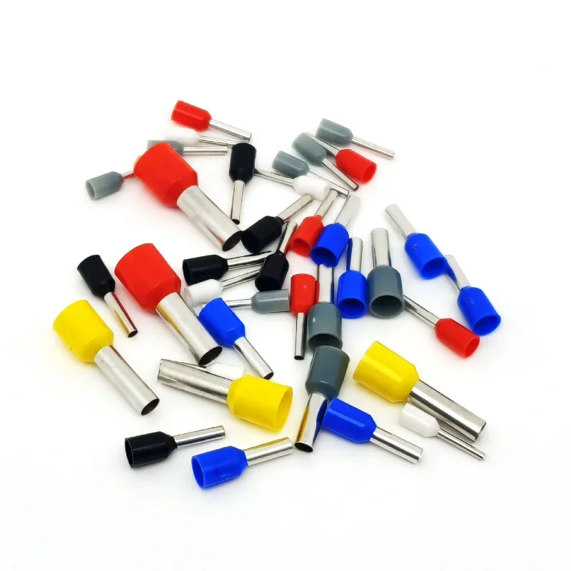 400PCS Double Wire Tubular Terminal TE0.5-6.0mm 250/320/900pcs Box Ferrule Insulated Crimping Terminal Connector Kit