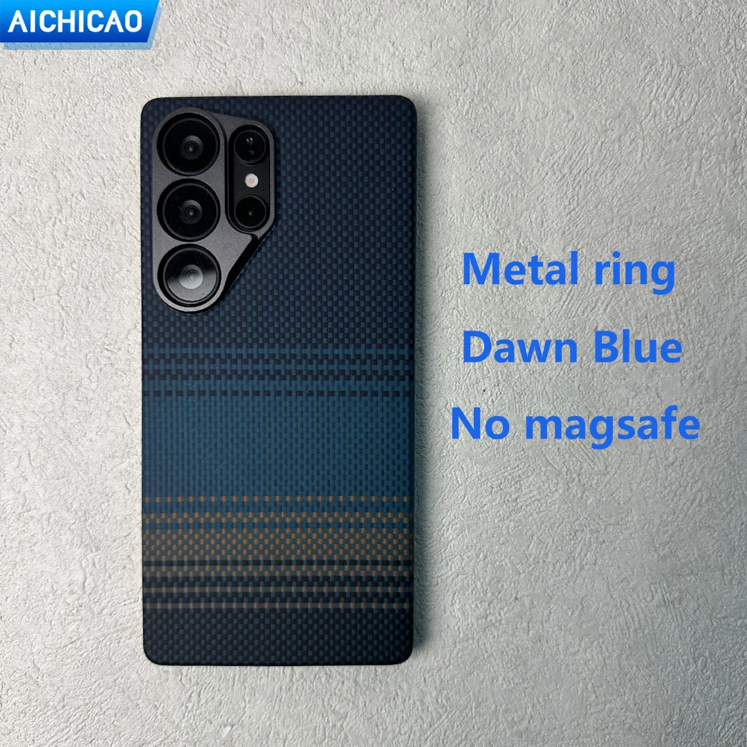 Чехол из настоящего углеродного волокна ACC-Carbon для Samsung Galaxy S25Ultra/S24Ultra из арамидного волокна, чехол для телефона с защитой от падения