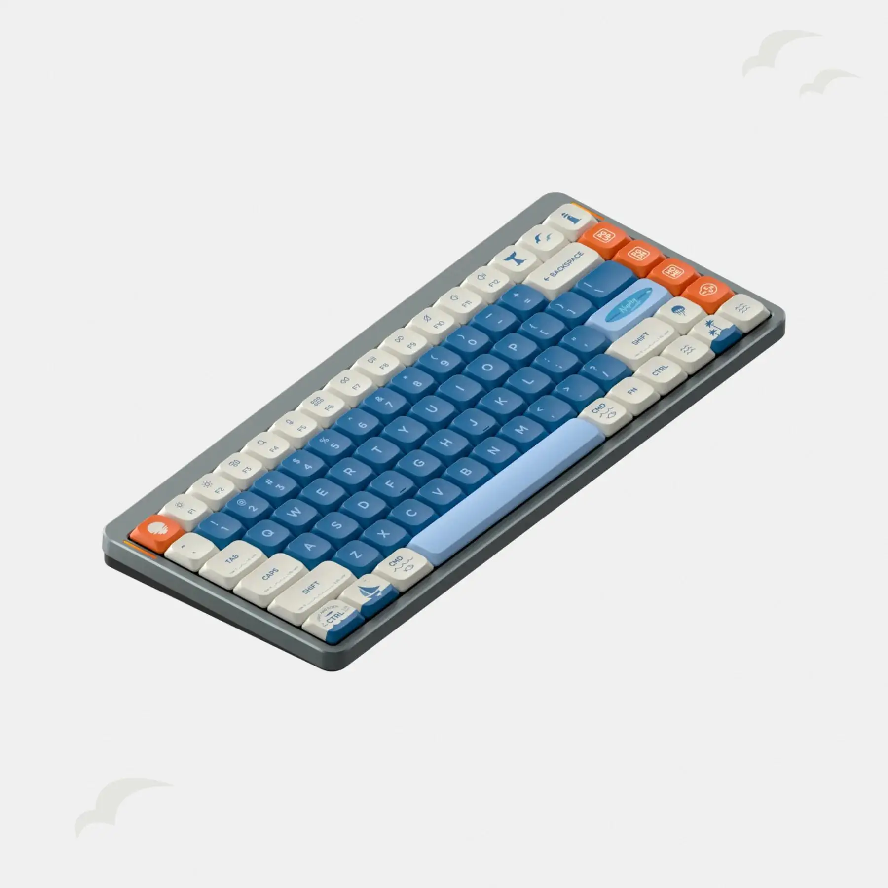 NuPhy Shiokaze nSA Dye-sub PBT Keycaps 113 Key Low Profile Suitable for Air Series