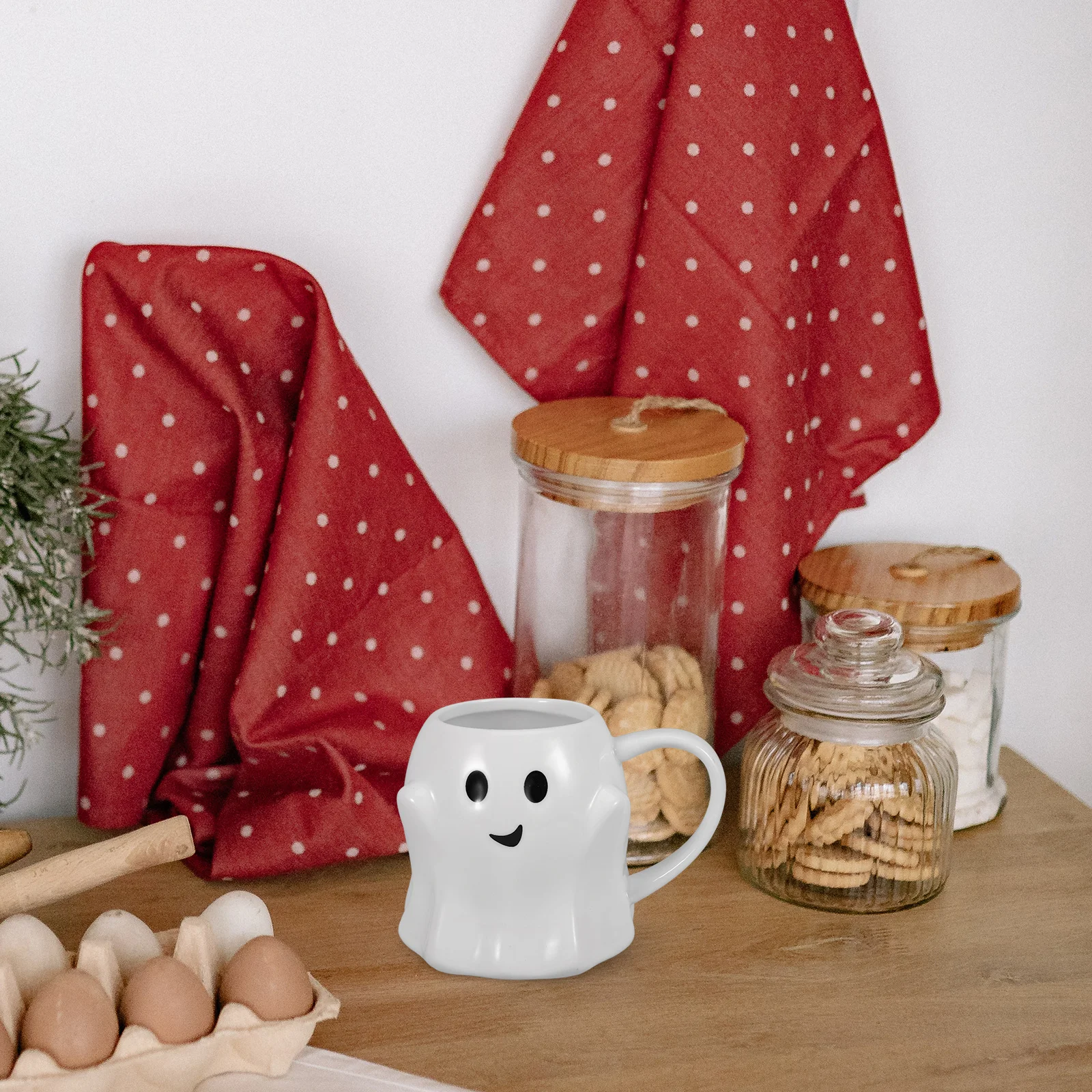 

Ghost Element Ceramic Mug Halloween Milk Cup Cartoon Design Coffee Mug Home Office Water Cup Cereal Mugs Coffee Mugs