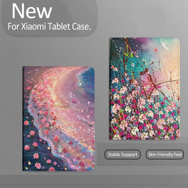 

Colorful Flower Splatter Art Gift Tablet Case For Xiaomi Redmi Mini Pad SE K 2 4 5 6 7 8 2023 2025 11 8.8 11.2 10.1 Pro