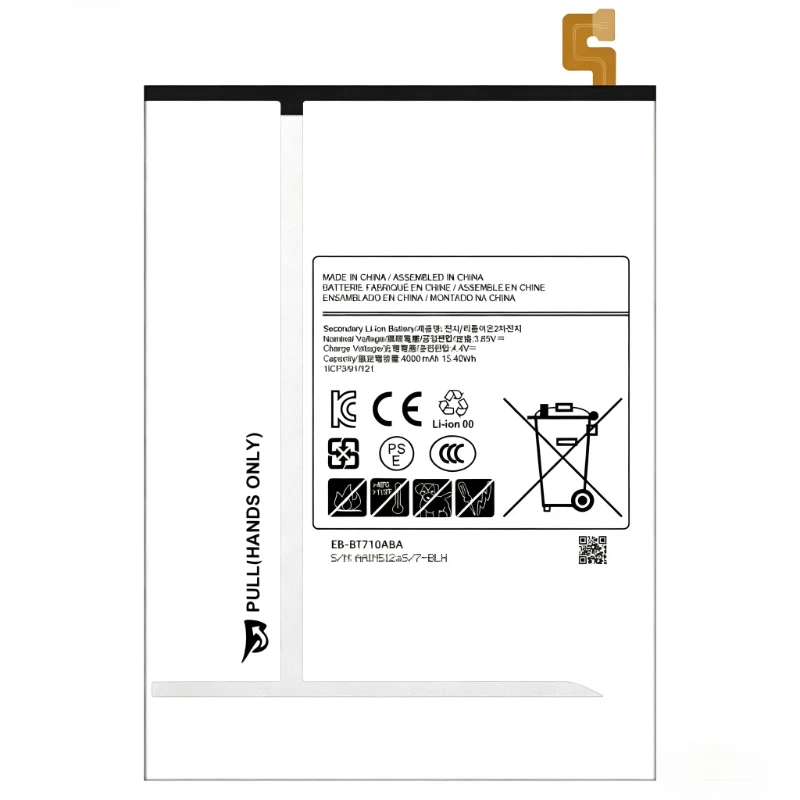 EB-BT710ABA 3.85V 4000mAh 15.4Wh Replacement Battery for Samsung Galaxy Tab S2 8.0 SM-T710 T713 T715 T719, Li-ion Tablet Battery