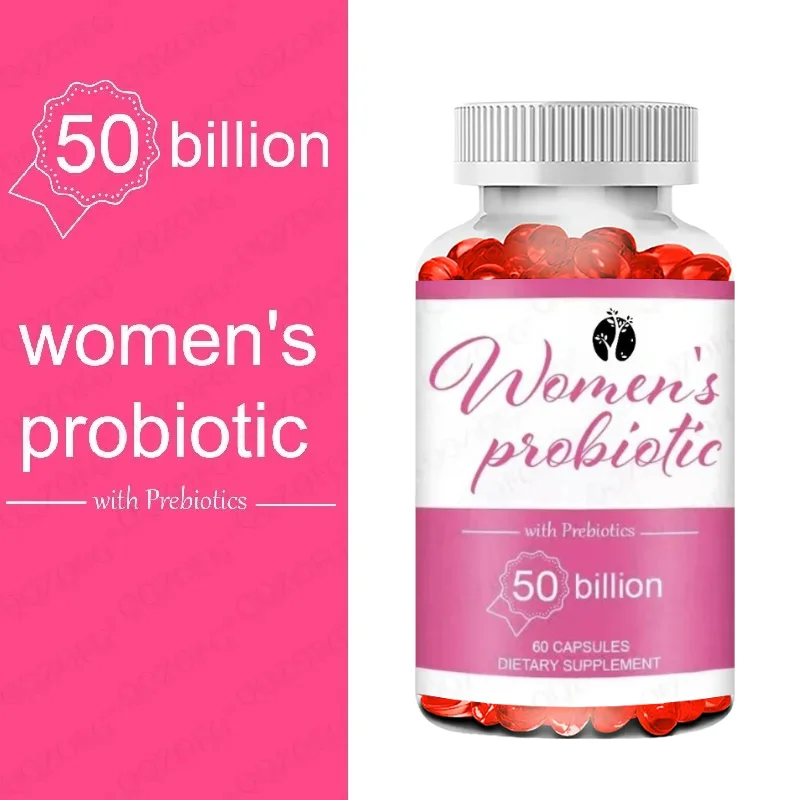 Women's Probiotic Capsules 50 Billion CFU of Prebiotics in A Formula That Balances Intestinal and Digestive PH for Health