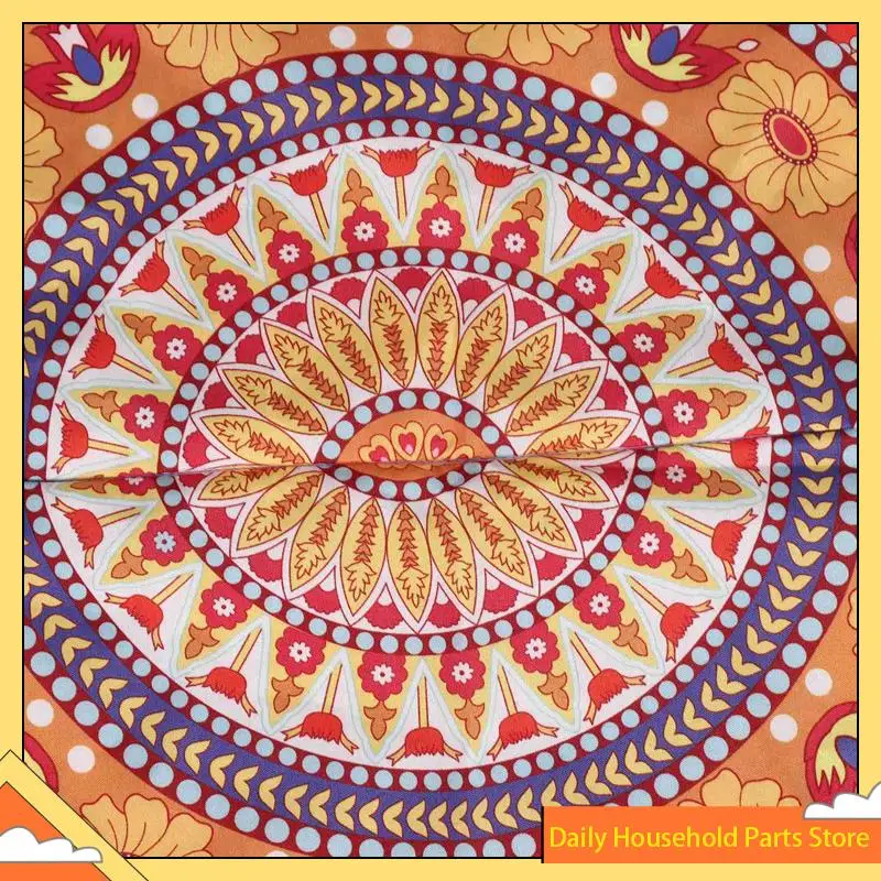 6X Indian Mandala Floor Pillows Round Bohemian Cushion Cushions Pillows Cover Case 13 HOT!