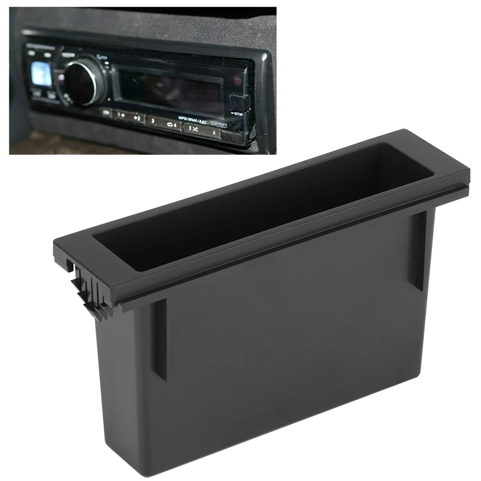 Car Auto Single 1Din Car Stereo Radio Dashboard Storage Box Inner Organizer for Chevrolet Cruze Coupe 2-Door 6.2L 2016