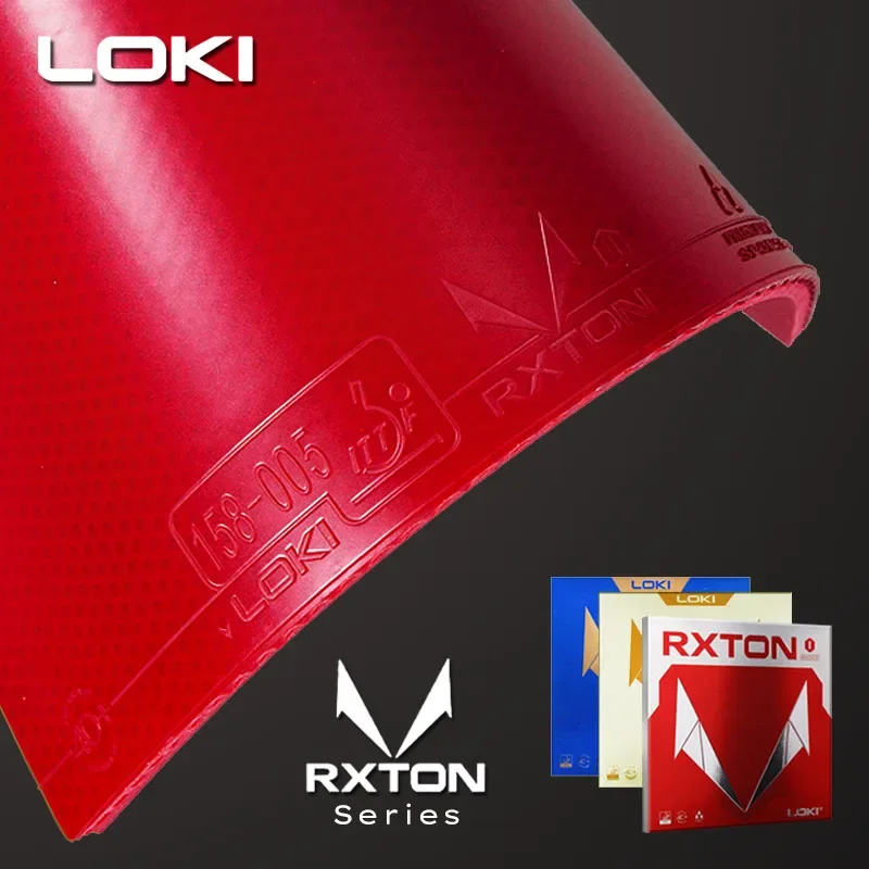 Loki-GOMA para tenis de mesa RXTON 1 3 5, goma de Ping Pong de alta densidad, semipegajosa, interna, aprobada por ITTF