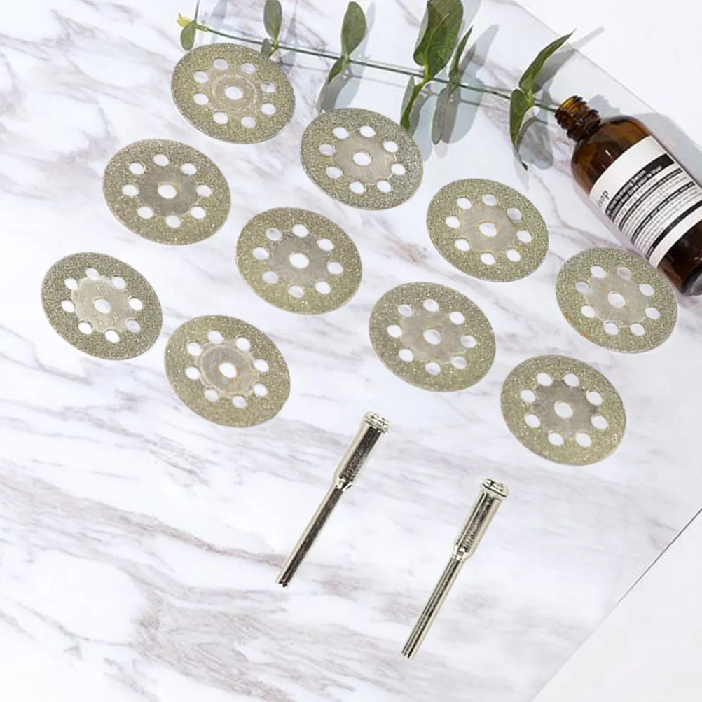 10Pcs Diamond Cutting Discs Mini Ultrathin Cut Off Wheels for Rotary Tools 30mm Gems Metal Glass Ceramic Porcelain Tiles Carbide view 5