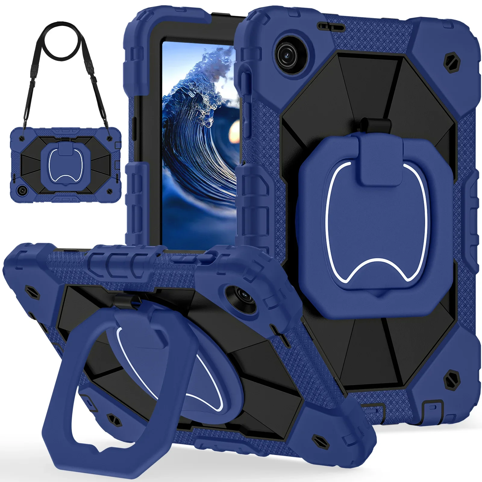 Kids Armor Shockproof For T-Mobile Revvl Tab 2 2025 Released 10.1 inch Tablet Case Wristband Cover For T-Mobile Revvl Tab2 5G