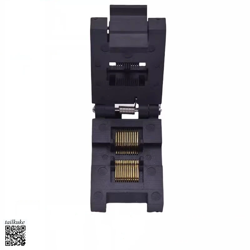SSOP24-0.635 Flip Type Test Seat SSOP24 Aging Test Fixture IC Adapter Programming Seat Burning Seat