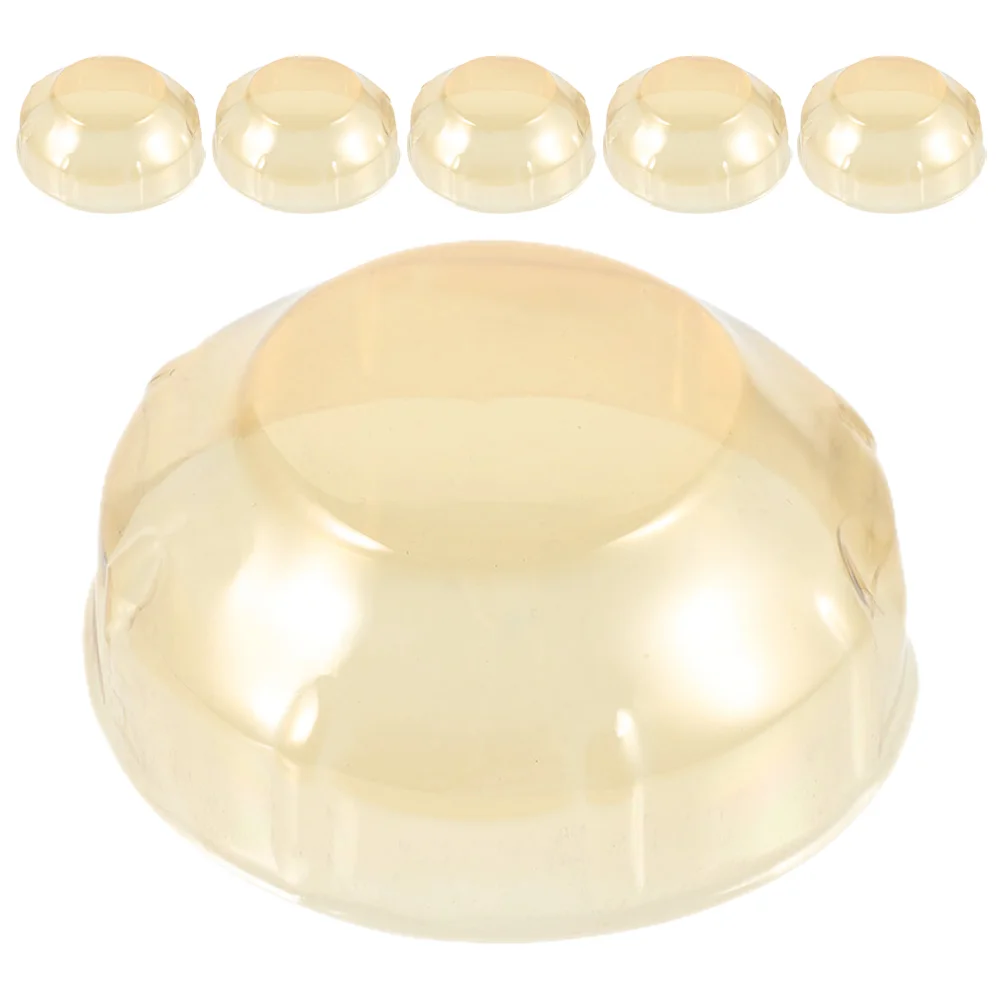 6-teilige Rauchabdeckung, Staubschutzplatte, Beige, flexibler Alarm, Brandschutz