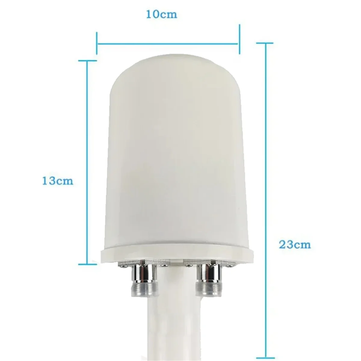 Imagem -06 - Dupla Polarização 5g Antena Feed Horn 17004200mhz Wifi 3g 4g 5g Refletor Parabólico do Prato 2x 32dbi Apenas Alimentação