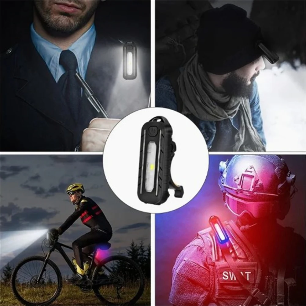 Led Emergency  Light Built-in 800mAh Lithium Battery Waterproof USB Rechargeable High Visibility Accessories Bike Tail Lamp