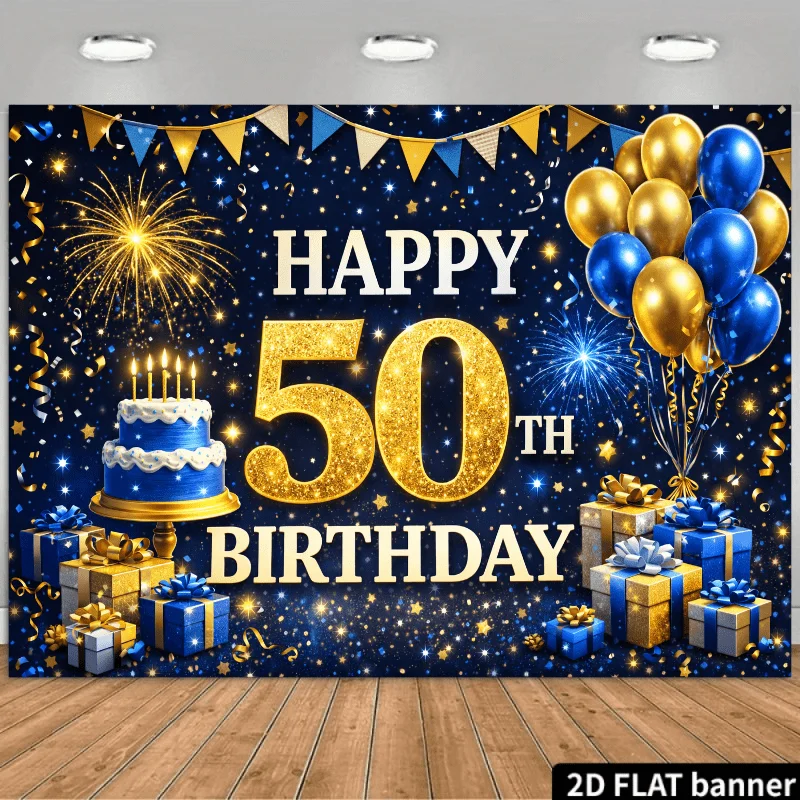 Hintergrundstoff zum Thema 2D-Flugzeug zum 50-jährigen Jubiläum, Hintergrundstoff für Fotostudio und Heimdekoration